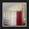 Internals built around the door.