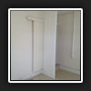 End Panel cut around the existing sliding door.