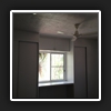 Finished Product. Note the hinged door cupboard above the window.