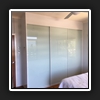Pearl White Frames with White Optipanel Glass Doors