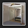 Pearl White Frames With Mirror Doors