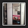 Black Frames with Agean Glacier Board and Silver Mirror
