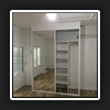 Right side long hanging and shelf tower unit.