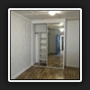 Left side long hanging and shelving unit.