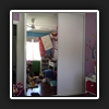 Finished product with 1 x Mirror and 1 x Panel Door. 