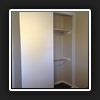 Right side has double hanging.