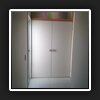 Doors Hung.