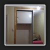 This client is renting out rooms and wanted a secure storage cabinet inside the robes.