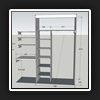3D CAD Design to incorporate office / study on side of robe.