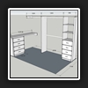 3D CAD Design for client. Robe was to also have a separate office space on side.