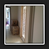 Door installed internal view.