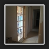 Door installed internal view.