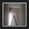 Gyprock and cornice installed.