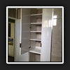 Storage for towels.