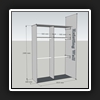 Queen6(2.2) - 3D CAD Design for right side of door.
