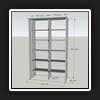 Queen6(2.1) - 3D CAD Design for left side of door.