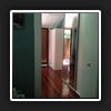 View of finished product into room.