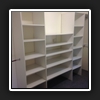 TV4 - This client wanted their TV to be in the middle of the robe. We dropped the shelf so the TV wouldn't be partially blocked at the top for the robe bulkhead.