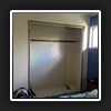 Doors and shelving removed. Ready to raise bulkhead.