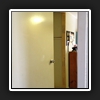New jambs and architraves installed. Client to paint and also install their own internals later.