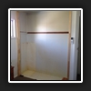 New jambs and architraves installed. Client to paint and also install their own internals later.