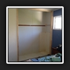 New jambs and architraves installed. Client to paint and also install their own internals later.